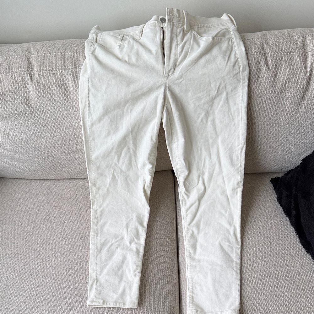 J. Crew Cream Corduroy Pants - NWT